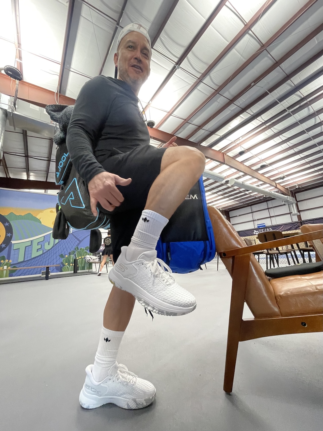 Final look at the shoes on court