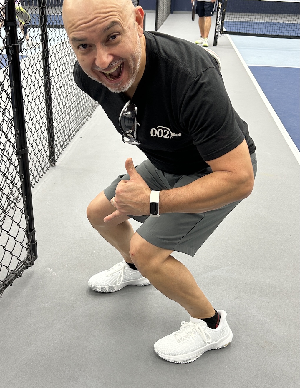 Final look at the shoes on court